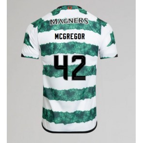 Celtic Callum McGregor #42 Hemmatröja 2023-24 Kortärmad